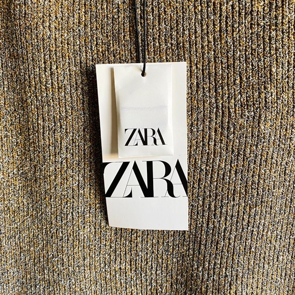 Zara knit crop top with button detail - Picture 4 of 4